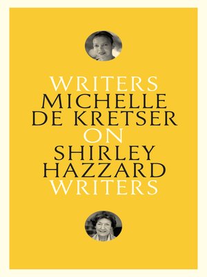 cover image of On Shirley Hazzard